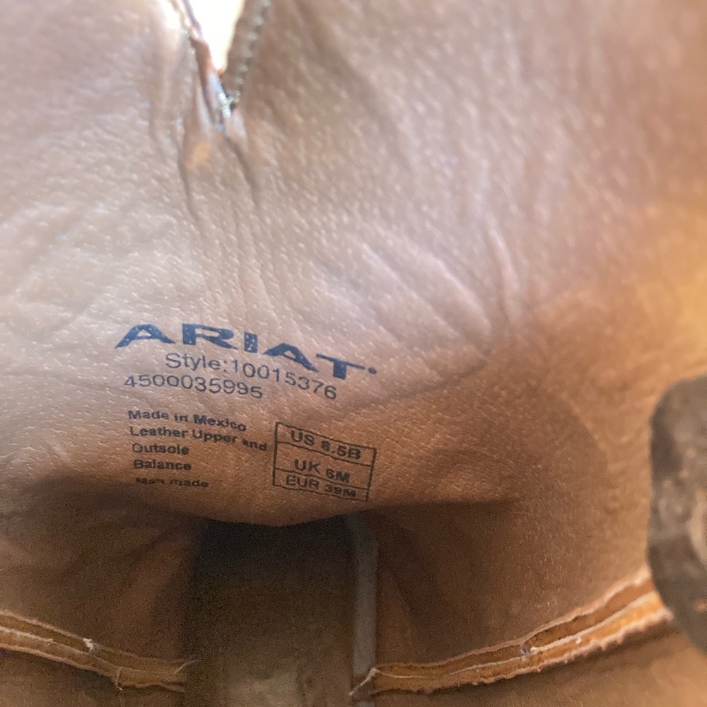 Ariat | Distressed Leather Cowboy Boots - Picture 7 of 7